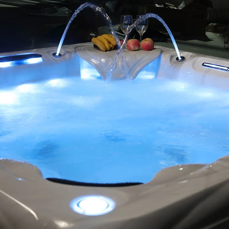 Spa Hot Tub Pool & Accessories Controller Freestanding Hydrotherapy Jets Swimming Pool Outdoor Spa Hot Tub