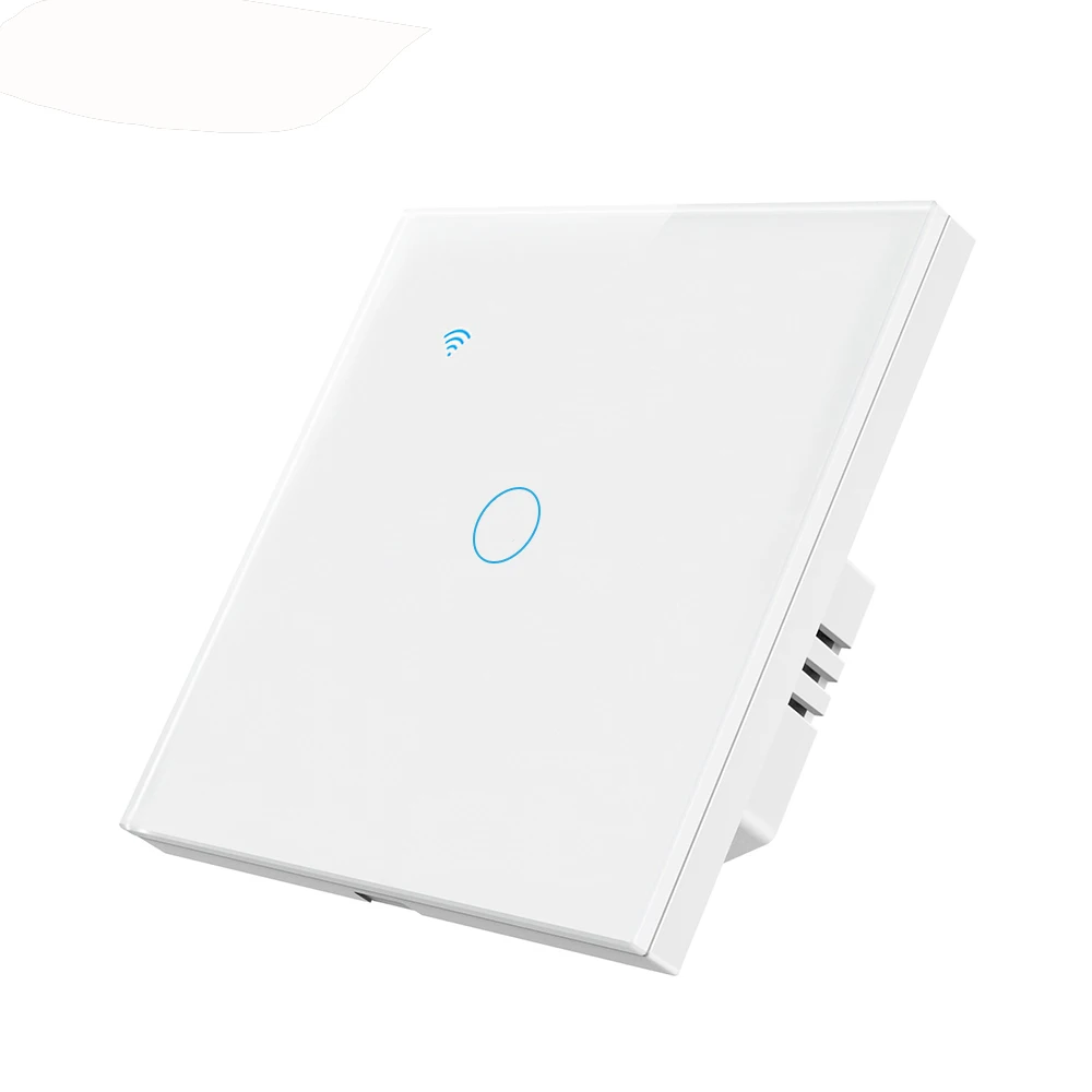 Tuya Wifi Wireless Smart Home Wall Wifi Touch Light Switch 1/2/3gang No Neutral For Us Brazil Korea South East Asia
