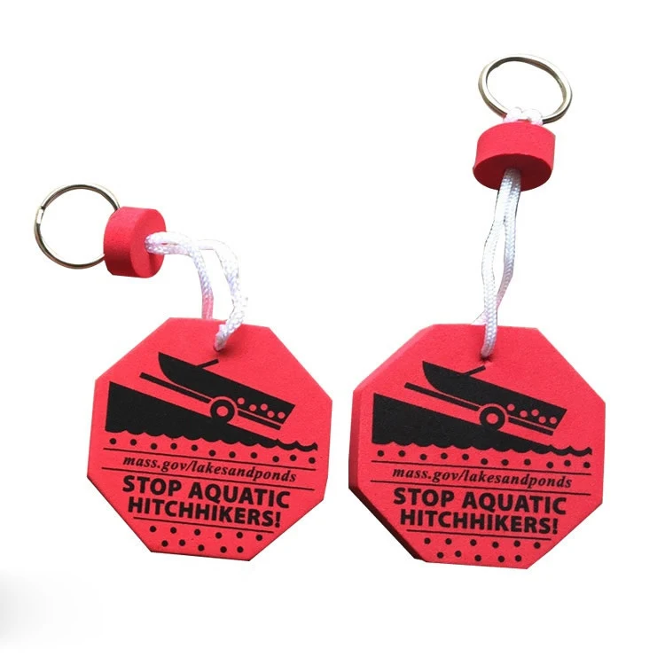 Custom logo floating key chain keyring eva foam keychains cheap price