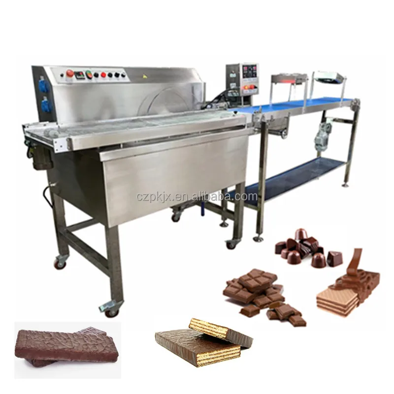 Chocolate Enrobing Coating Machine Small Chocolate Peanut Coating Machine Chocolate