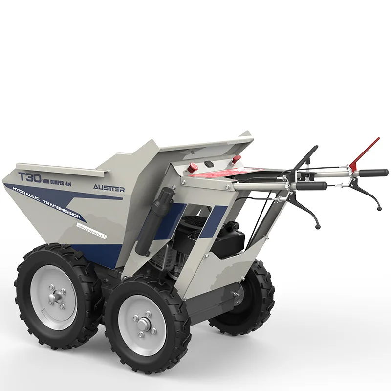 5 hp газовый двигатель AWD Маленькая китайская тачка с грузоподъемностью 300 кг