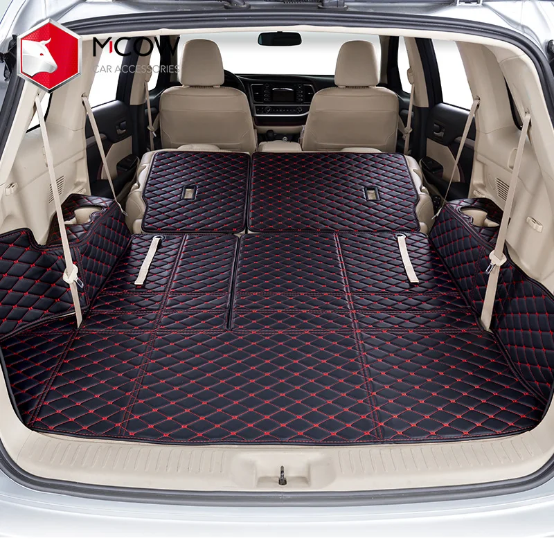 Лидер продаж с фабрики, автомобильные аксессуары 3D 5D 7D, коврики для багажника автомобиля с объемным эффектом, подставка из искусственной кожи с логотипом на заказ, используемые для автомобилей