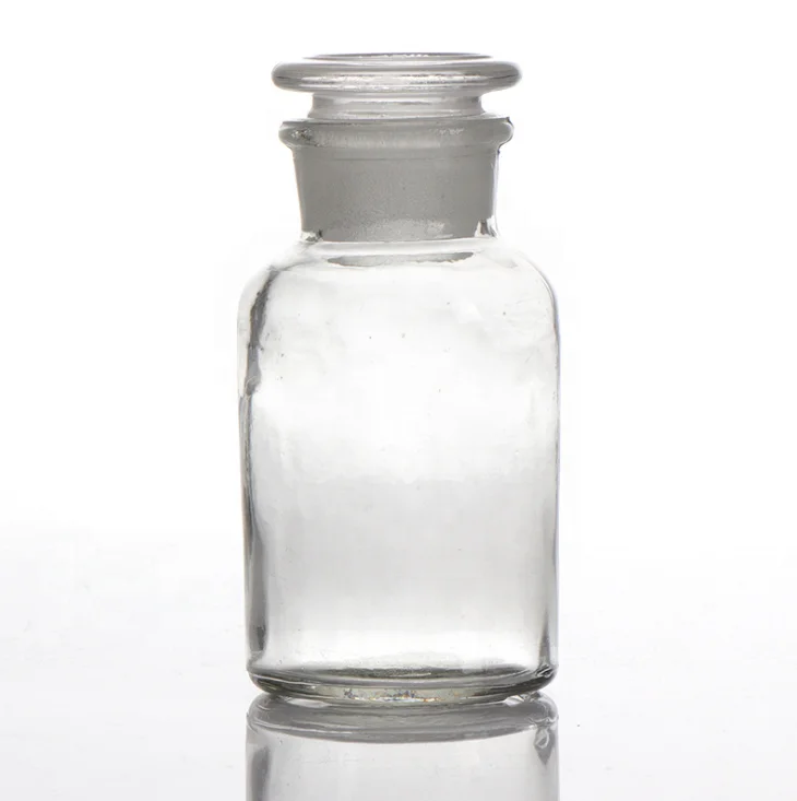 Wide Mouth Glass Amber Reagent Bottle Thick Leak-proof Sealed Reagent Bottle For Dispensing Alcohol And Other Liquids