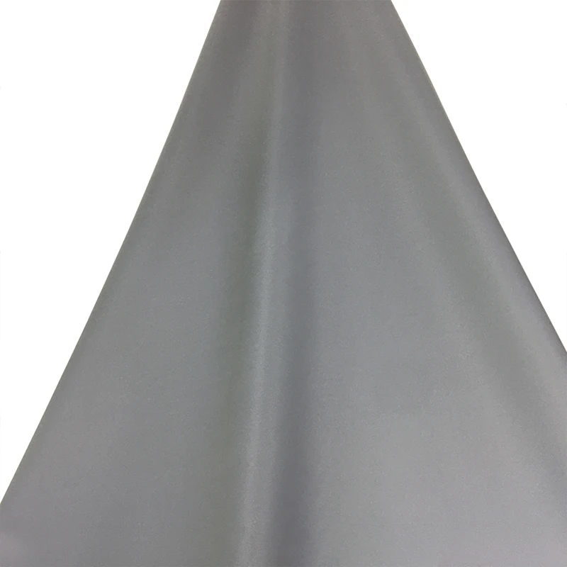 High Vis Silver Grey Reflective Material Reflective Spandex Sheeting Fabric for Warning Safety Clothing