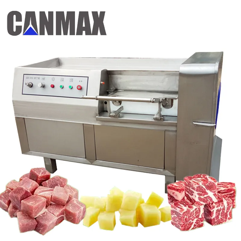 Automatic Raw Frozen Dice Cuber Mince Mini High-speed Cube Machine Home Use Stainless Steel Meat Dicer