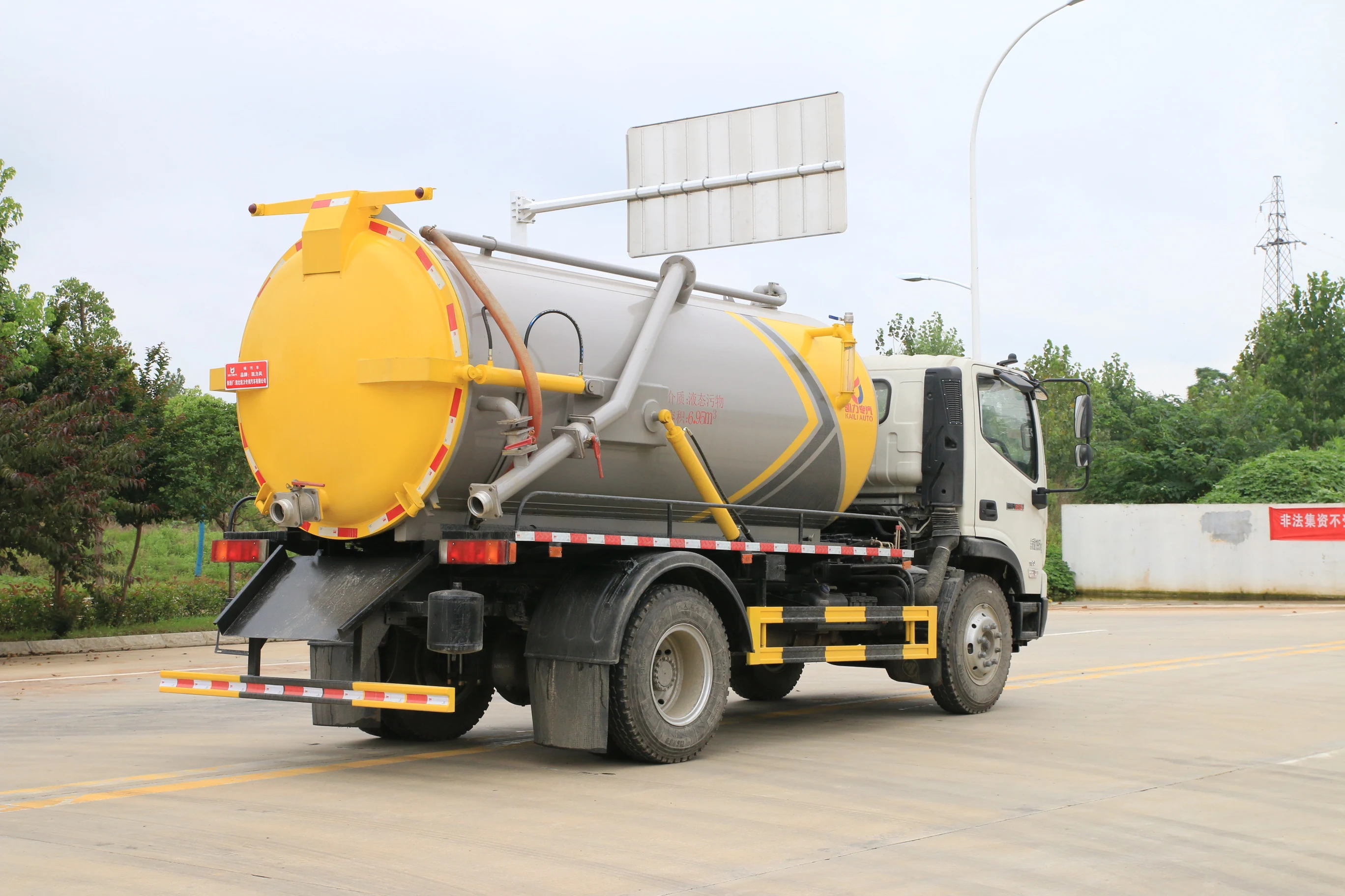 FOTON chassis 10CBM Sewage Suction Vacuum Truck fecal suction truck
