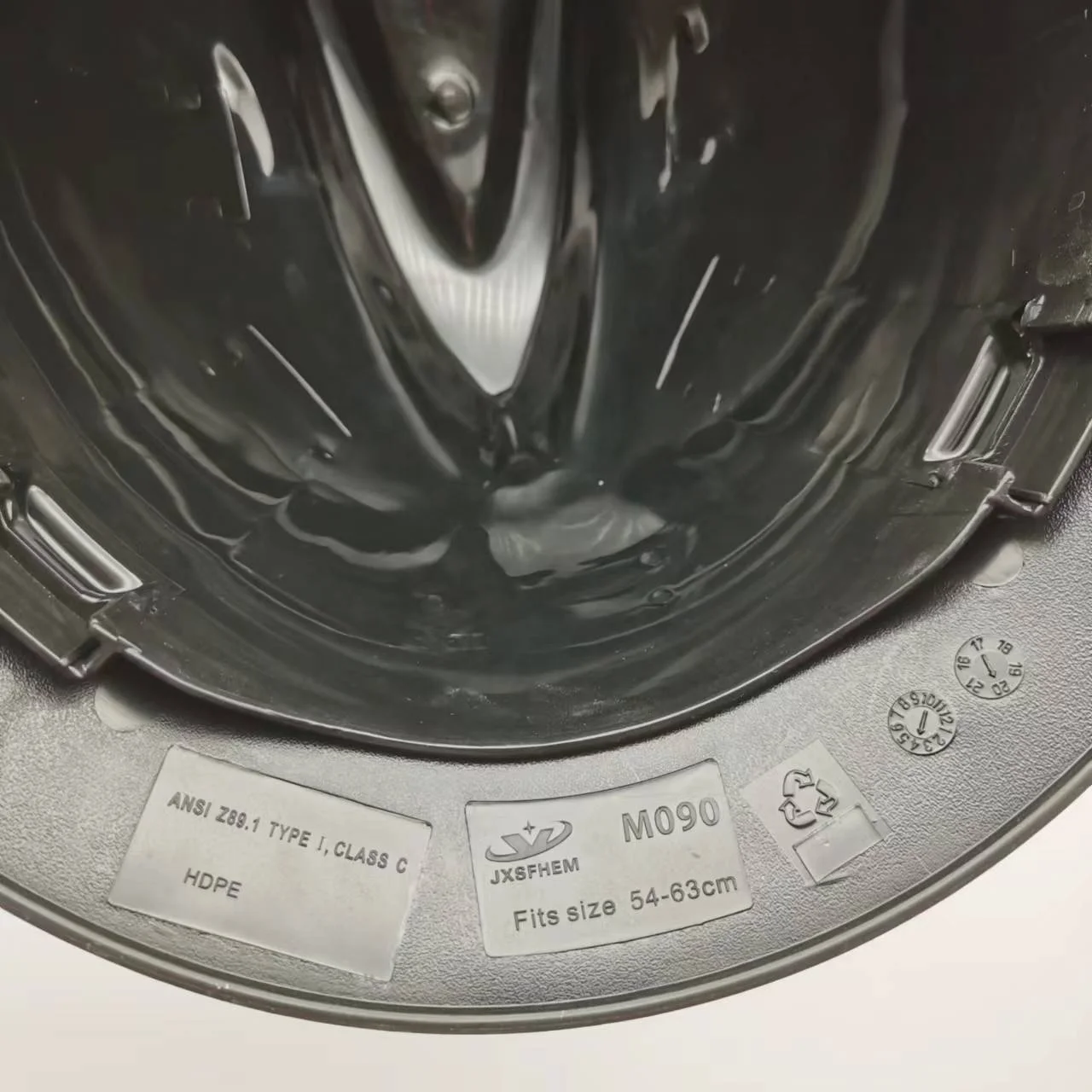 miner safety helmet construction PE material hard hats for miner mining safety helmet lamp full brim hat