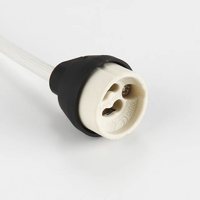 High quality  spotlight holder ceramic gu 10 socket GU10 lamps accessories lampholder bulb holder