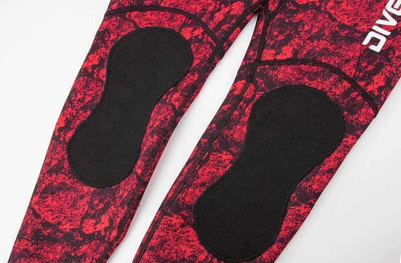 DIVESTAR Customized 1.5/3mm Neoprene Opencell Durable Camouflage Fabric Spearfishing Wetsuit  for Men