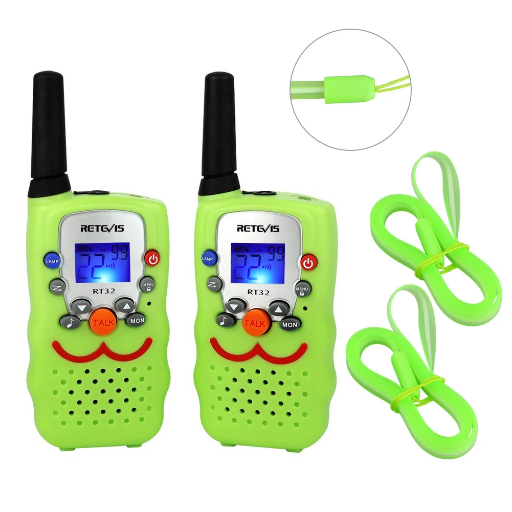 0.5W 8CH 446.00625-446.09375Mhz license free PMR446 Walkie Talkie for children Retevis RT32