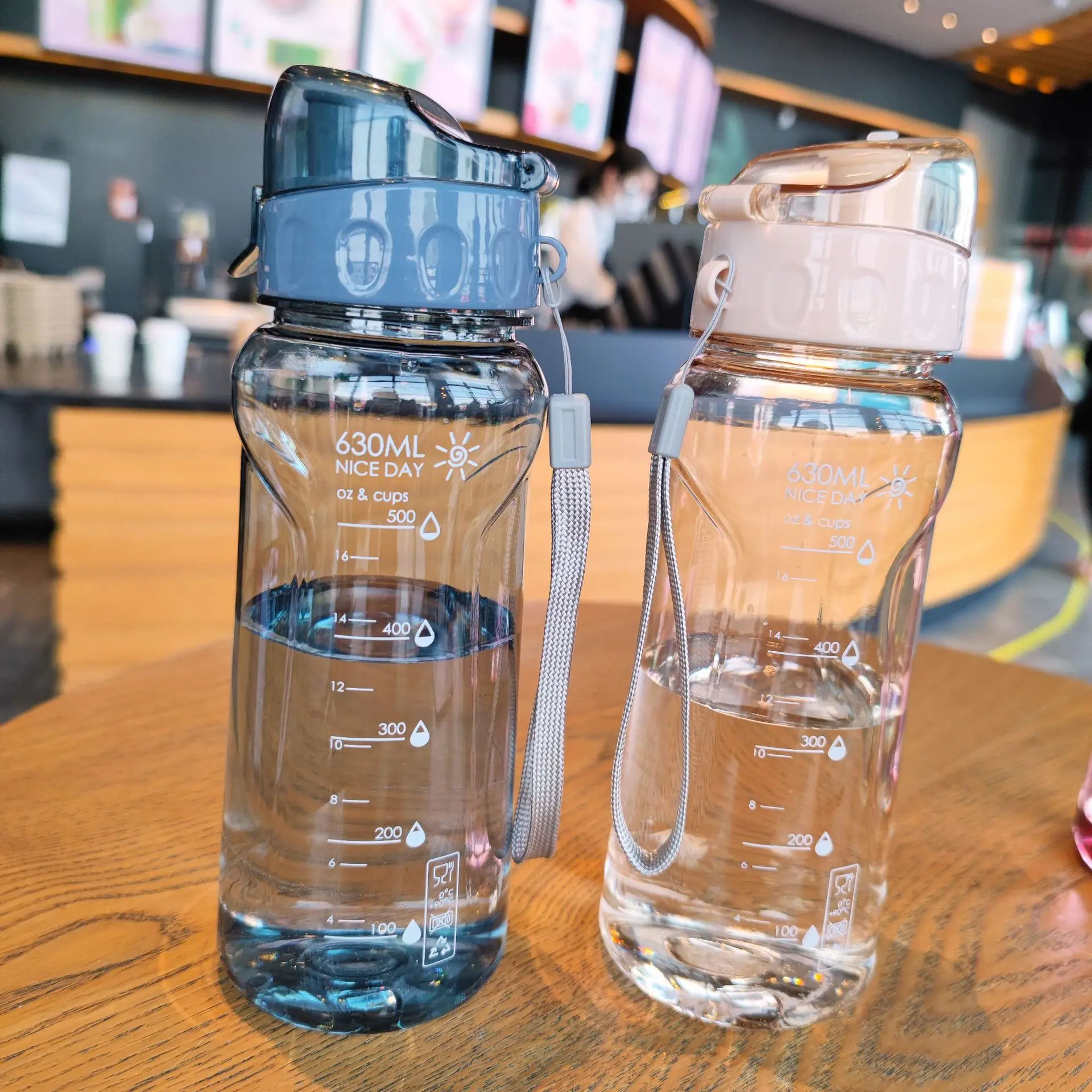 Convenient Student Sport Water Cup Plastic Portable Water Container Couple Mug Large Capacity Outdoor Travel Sport Water Bottle