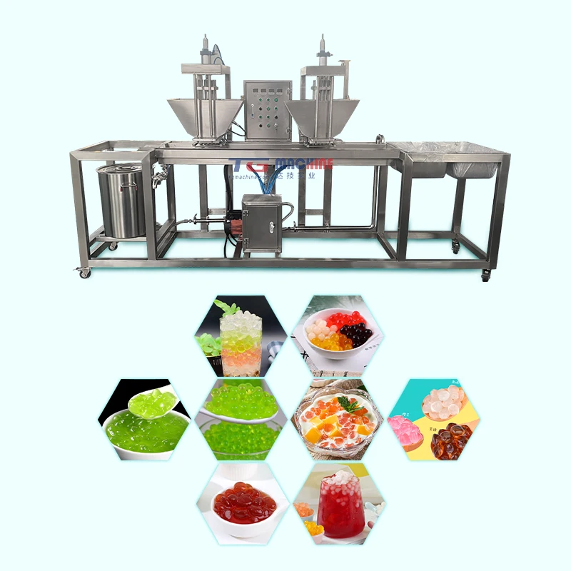 Special semi-automatic bubble ball maker konjac agar ball processing equipment popping boba making machine