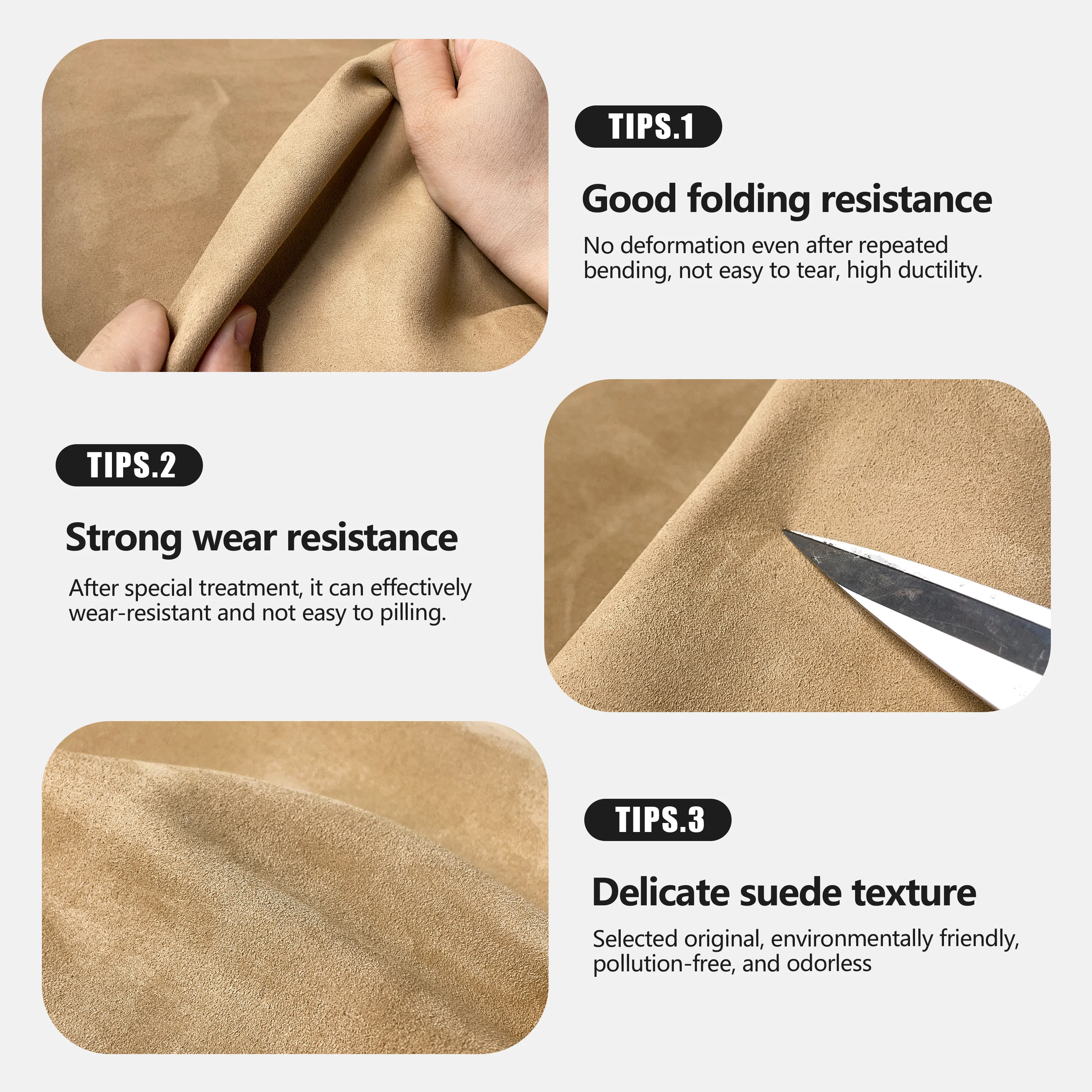 Premium Quality Microfiber suede Fabric For Automotive Steering Wheel