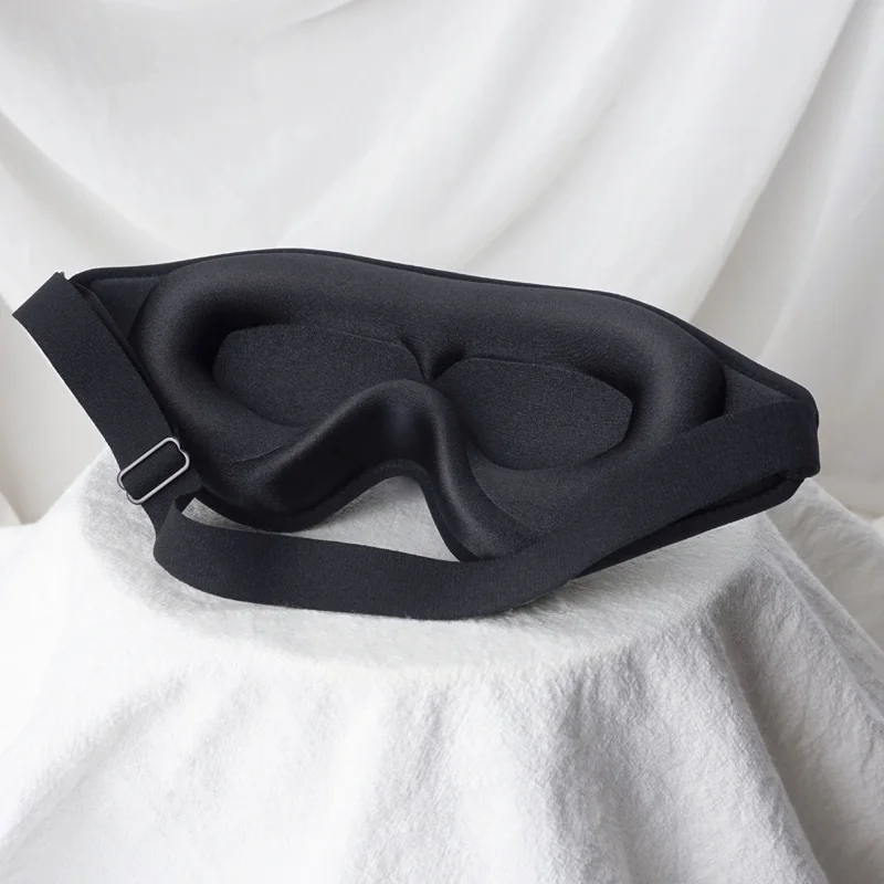Fast Custom sleepmask 3D Contoured Cup lash extension sleeping mask 100% lights blackout 2cm deep eye socket eyelash sleepmask