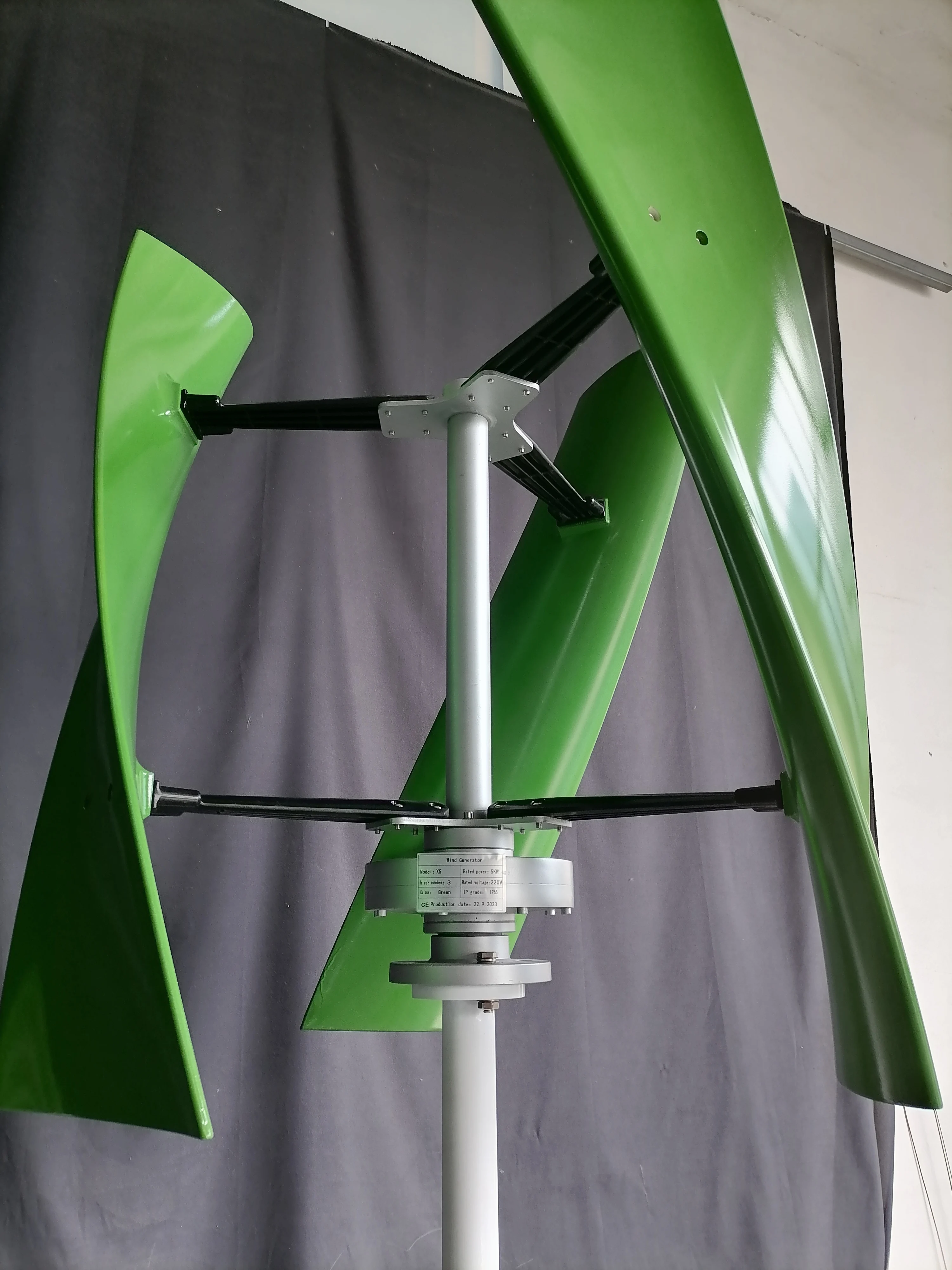 1kw 2kw 3kw 5kw 96V Low Rpm Maglev Generator Vertical Axis Wind Turbine Generator