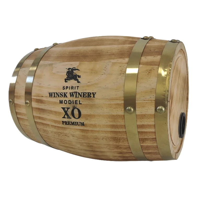 1.5L/3L/5L/10L/25L/50L/100L/225L изготовленная на заказ бочка из сосны для украшения или хранения винного пива бренди Виски Ром Херес