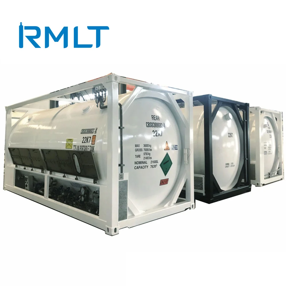 99.999% Liquid Argon/Argon Gas in 20FT T75 ISO Tank Container