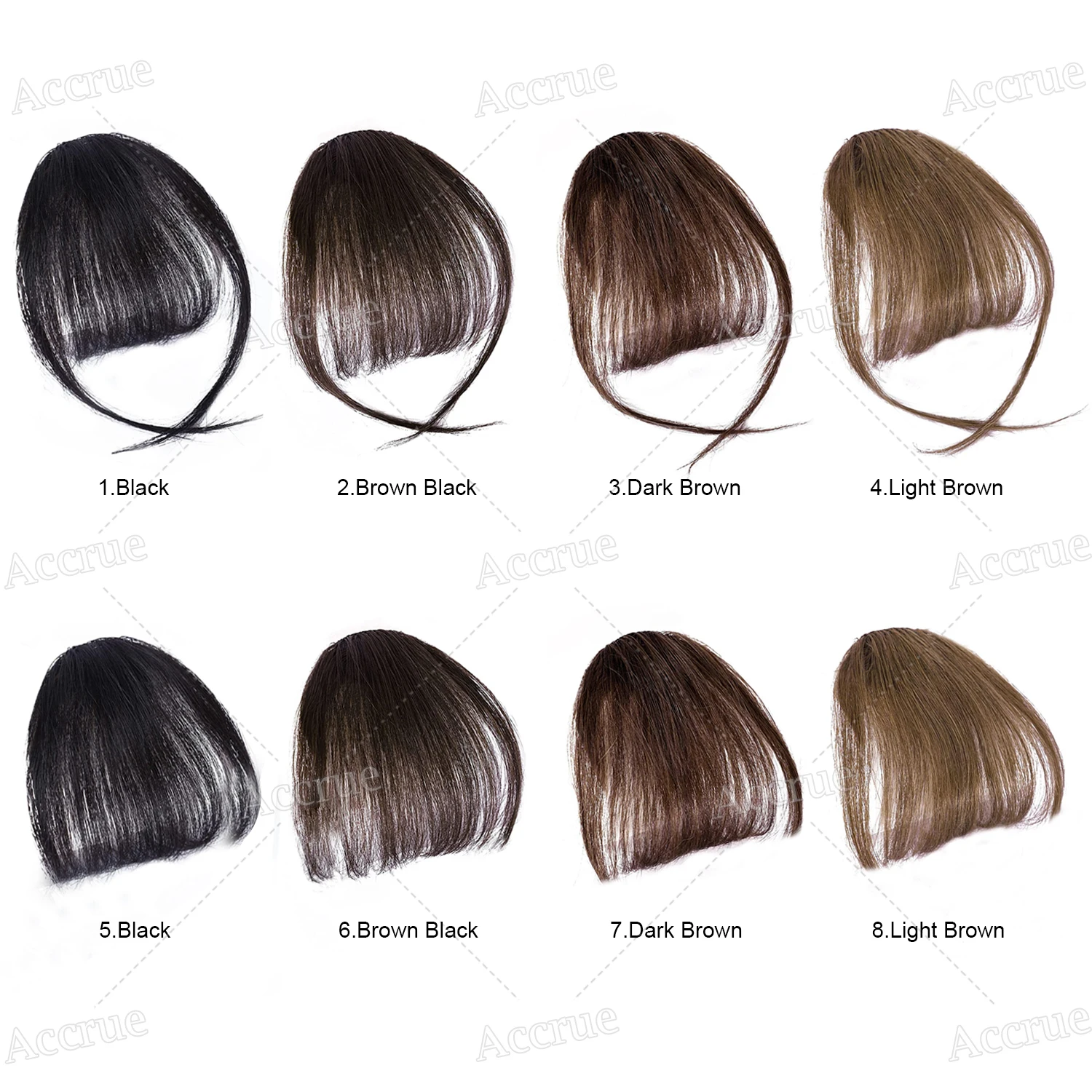 Human Hair Golden Blonde Clip in Bang Hair Extensions Wispy Bangs Clip on French Air Bangs for Women Natural Hairpieces