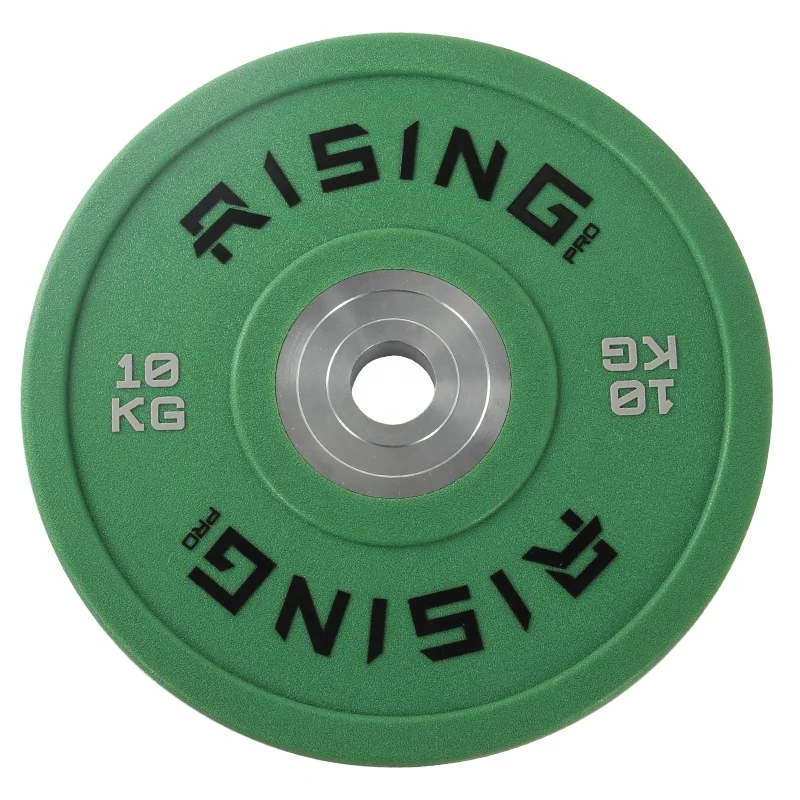 RISING powerlifting weight plates pu urethane bumper plate