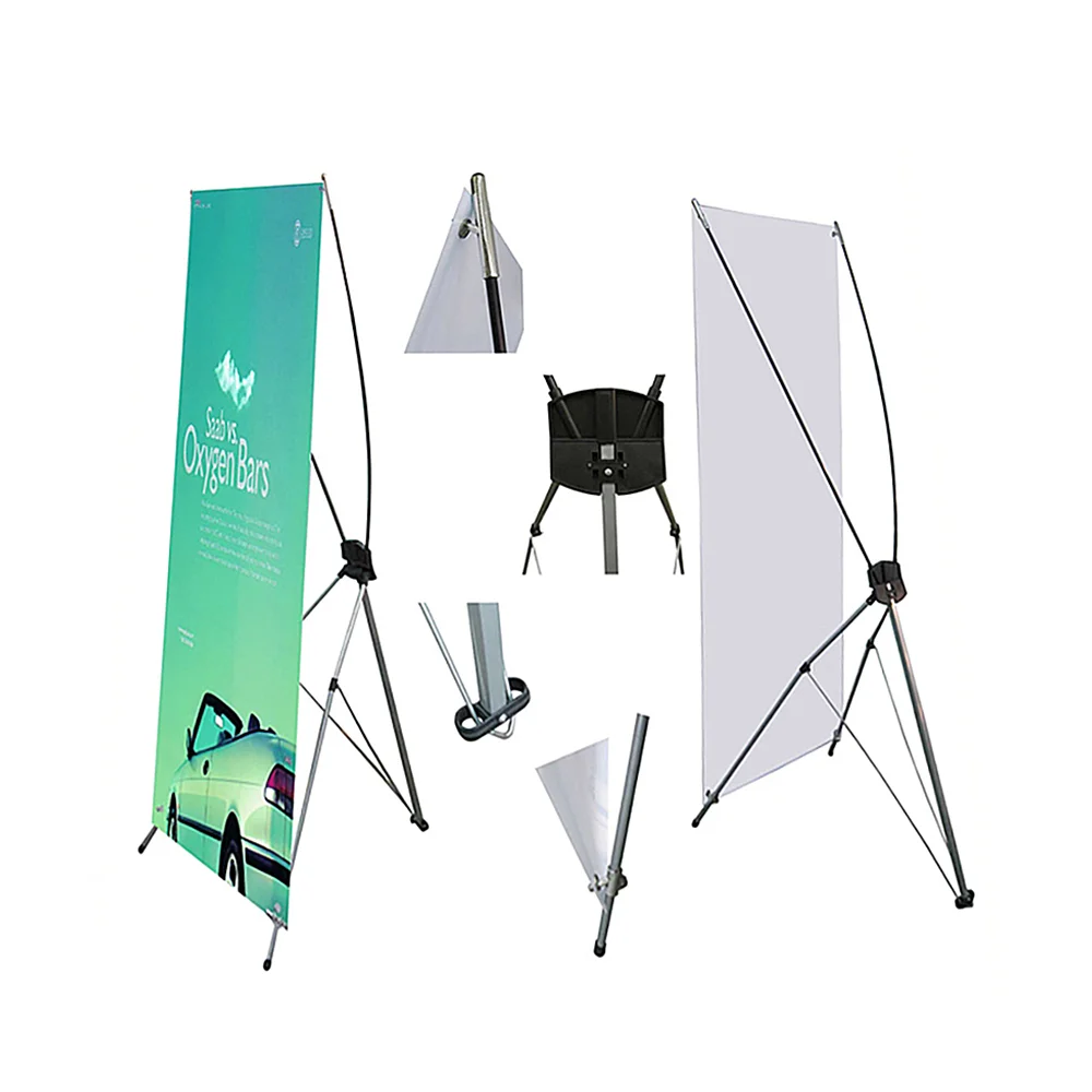 Trade Show Low Price Mobile Portable X Stand Roll Retractable Vinyl Pull Up Banner