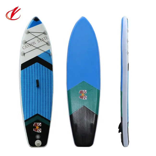 ISUP Surf Wood Grain Kids Air Inflatable SUP Standup Paddle Board Kayak 14 Inflatable Standup Adj board
