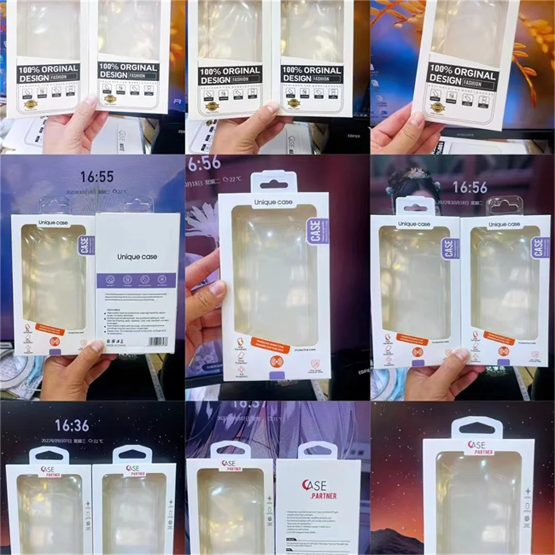 New Arrival Custom Cell Mobile Phone Case Retail Packaging Luxury Recyclable Printed Cell Phone Cover Gift Paper Box