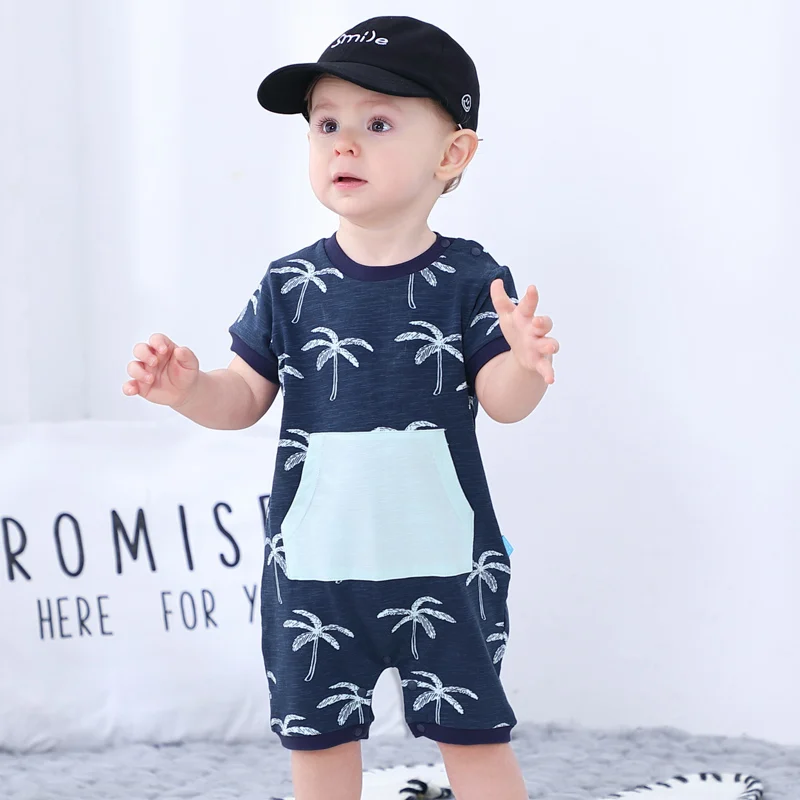  AustinBella/эксклюзивная модная детская одежда летняя для маленьких мальчиков комплекты с коротким рукавом комбинезон дизайнерский хлопковый на
