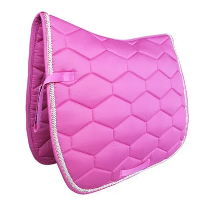 Custom Horse Riding Pads Harness High End Satin Cotton Horse Saddle Pad