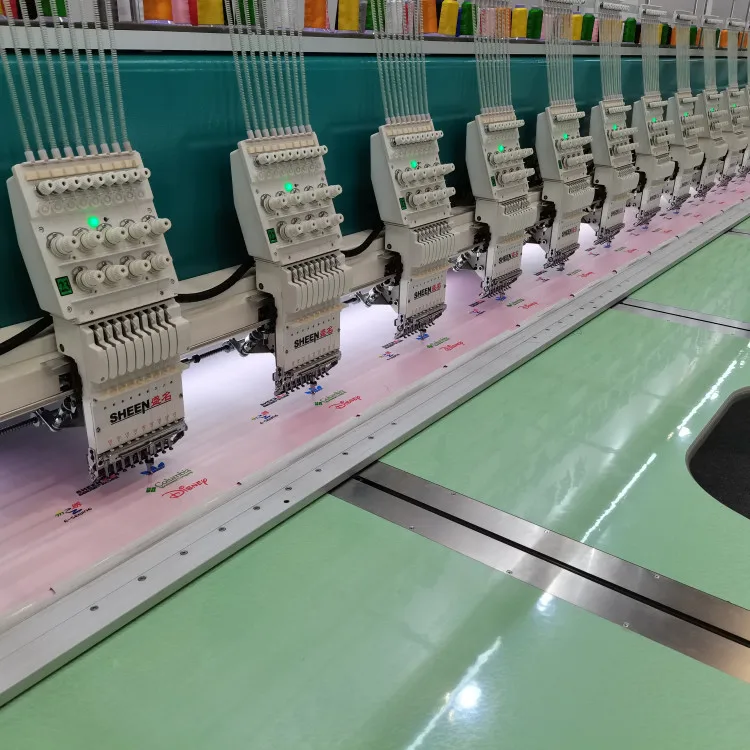 Industrial clothing computer embroidery machine