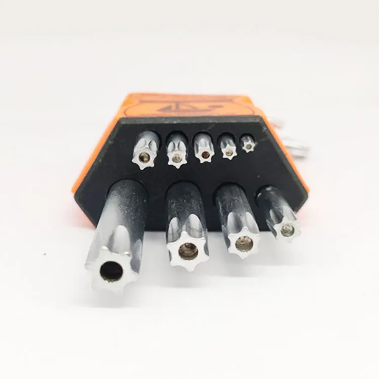 9 pcs (T10-T50) double end torx key L-shaped long arm Allen hex wrench