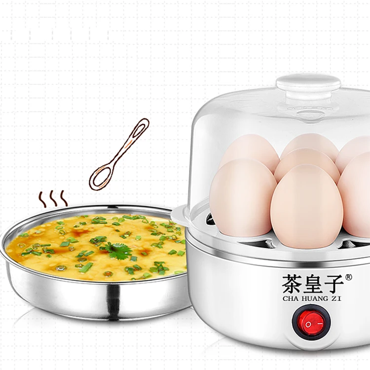 
Wholesale stainless steel electric cooker double layer 14 egg boiler egg cooker 
