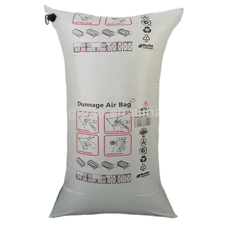 reusable Inflatable Kraft Dunnage Air Bag Cargo Shipping For Container