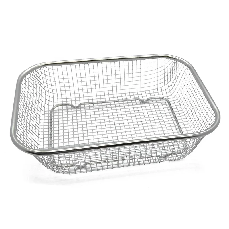 Stainless Steel Fruit Basket Strainer  Kitchen Colander for Strain Drain Rinse Vegetables Fruits