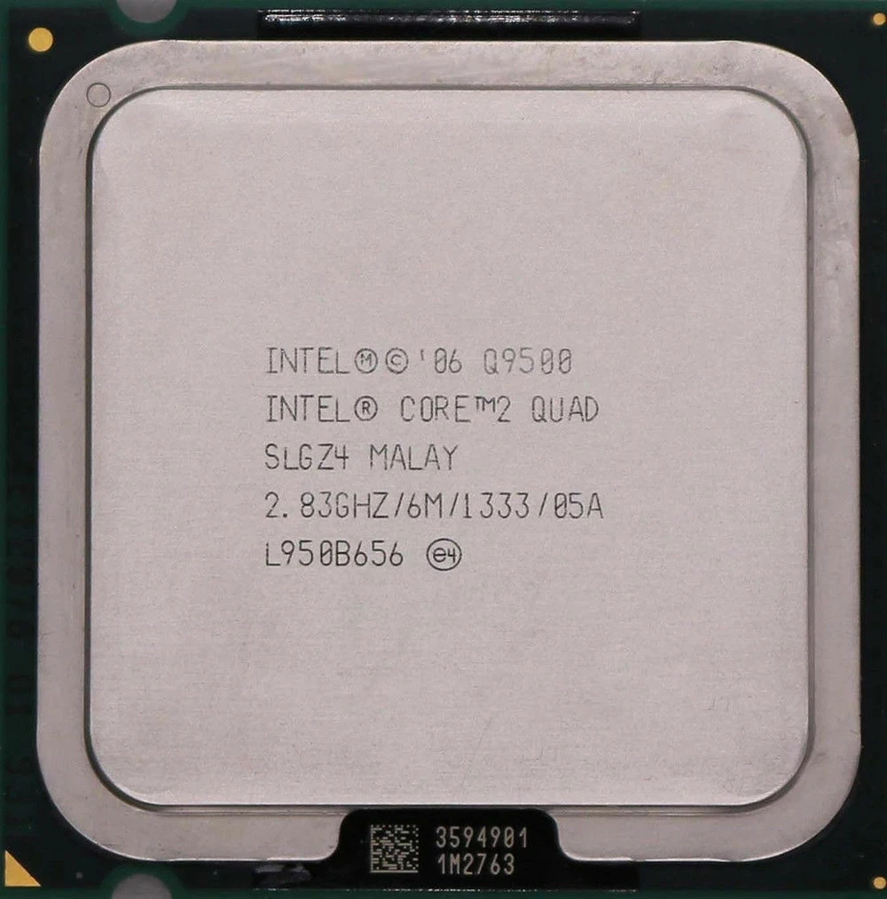 Оптовая продажа, процессор Intel Core 2 Quad Q9500 Q9550 Q9650 LGA775 для настольного ПК, процессор Seond Hand