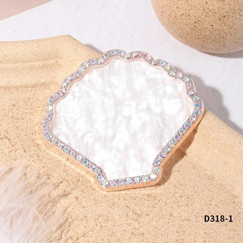 Vintage Pearl Round Flower Sector Shaped False Nail Tips Rhinestones Display Stand Nail Art Palette Tool