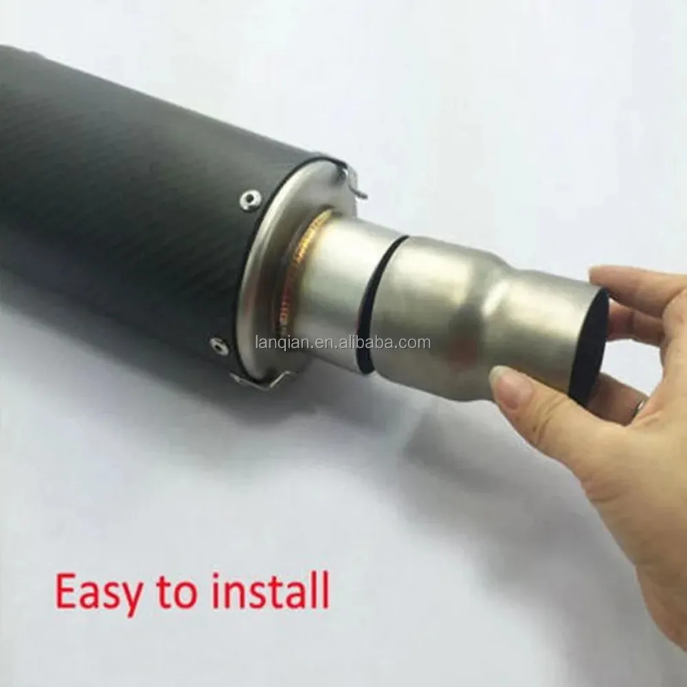 Motorcycle Accessories Exhaust Adapter Reducer Connector Pipe Tube 51-61MM For Suzuki DR650S DR650SE DR 650 DR650 S SE GS500 E F