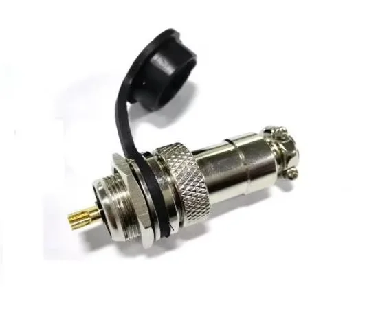 Straight Screw 16m Connector Metal Gx16 Female Aviation 2pin Gx16 Connectors