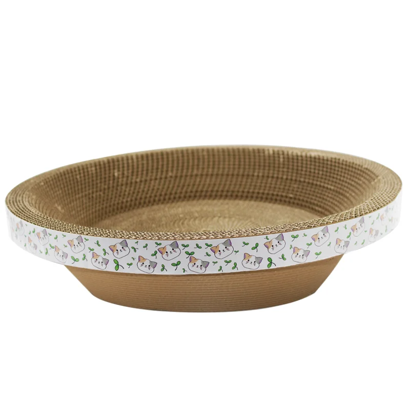 Nuode Brand High Quality Cat Toy Customization Pet Toy Concave Design Cat Scratcher Factory Price Wholesale OEM Custom