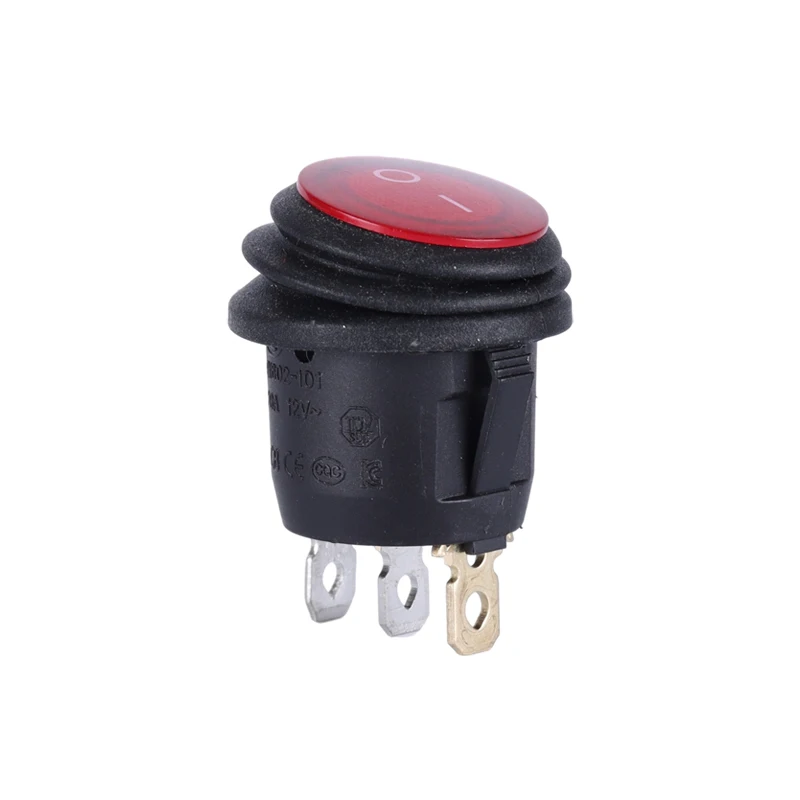 KCD2-WR t120 55  led light rocker switch 6p 30a 250v