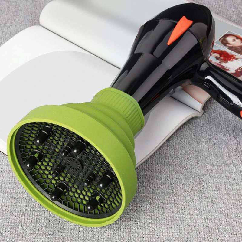 Профессиональный складной локоны фен для волос складной насадка силиконовая сушилка диффузер для волос