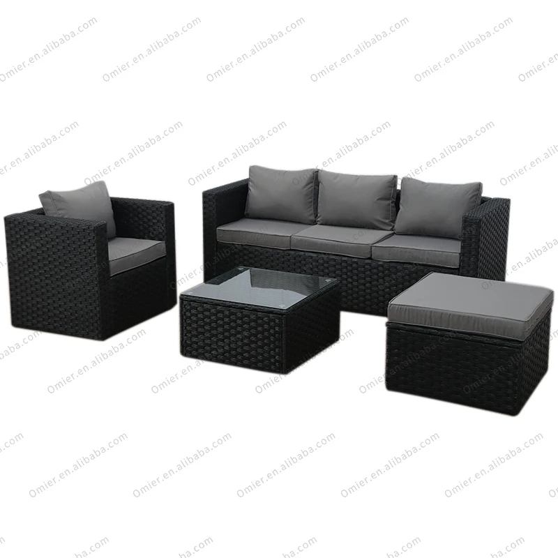 China Classy Cheap Cast Aluminum Rattan Patio Deep Seating Sofa Garden Furniture Outdoor