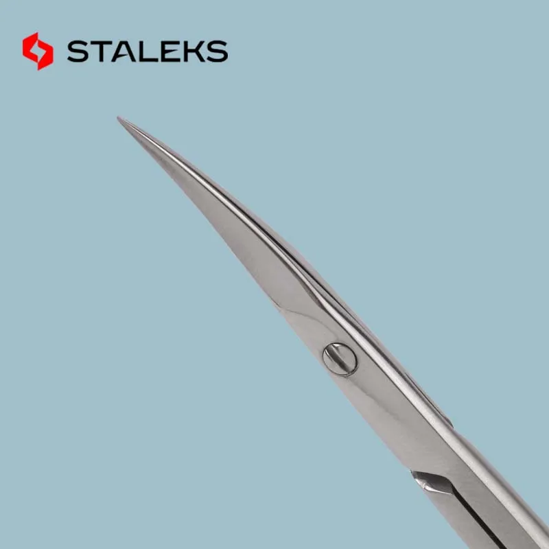 staleks European Russian style dead skin scissors curved tip scissors Stainless Steel Barb nail tools