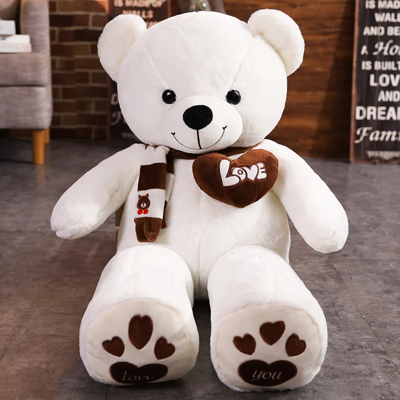 Wholesale Large Giant No Fill Unstuffed Bear Plush Skin Toys for Valentines Day Gifts Big Bear Animal Plushie without Cotton