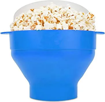 Customized Silicone Popcorn Popper Bowl Microwave Collapsible Popcorn Maker