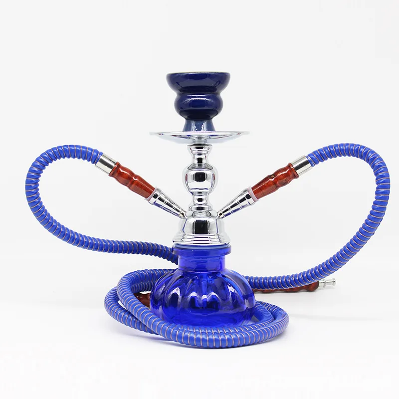 Cross border water pipe bar KTV single and double glass water pipe shisha water pipe  hookah chicha