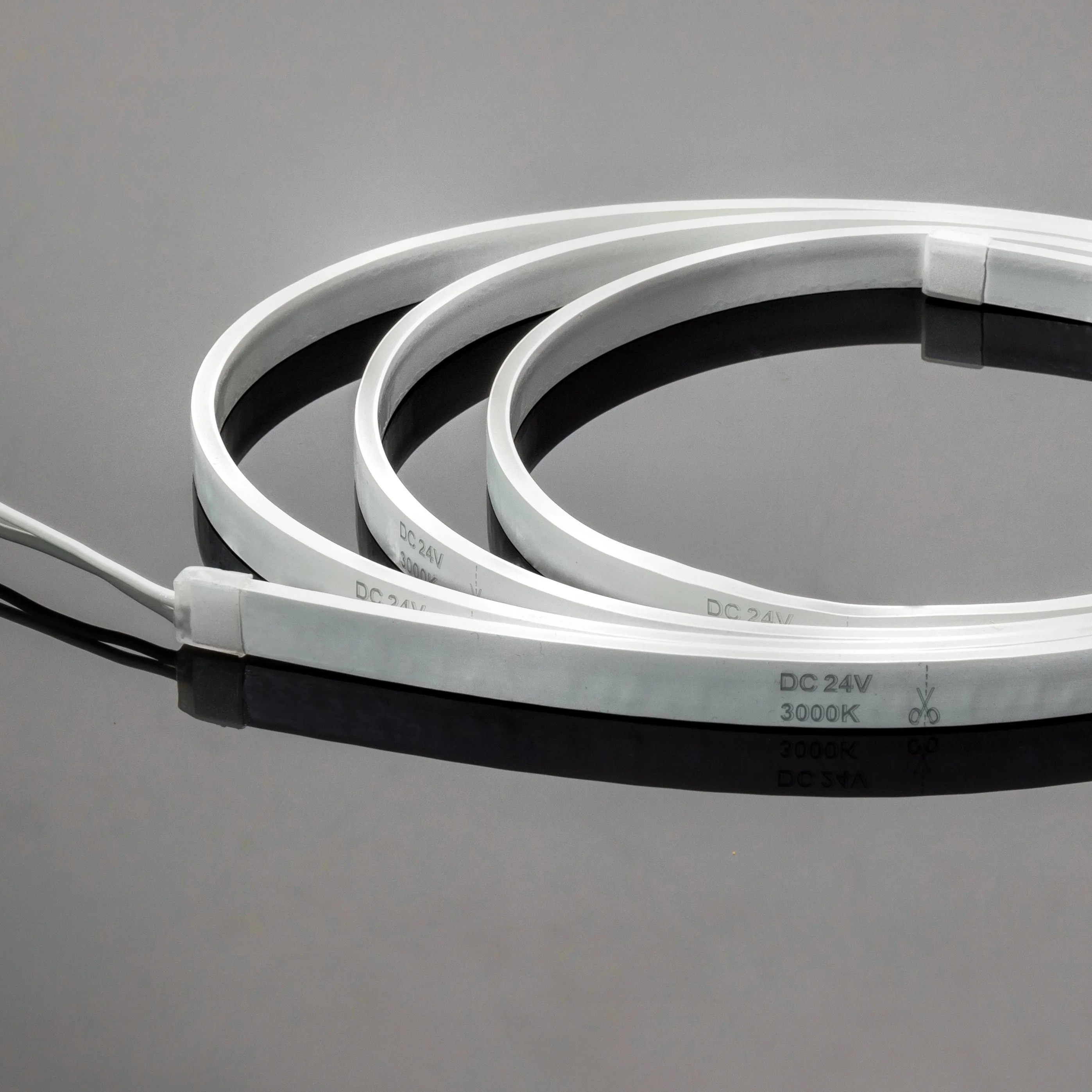 SMD2835 12V 3*9mm waterproof IP67 2700K 4.8W flexible light LED Neon Strip