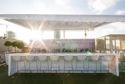 Outdoor event party remote control rgb colors changing led illuminated bar counter table for sale