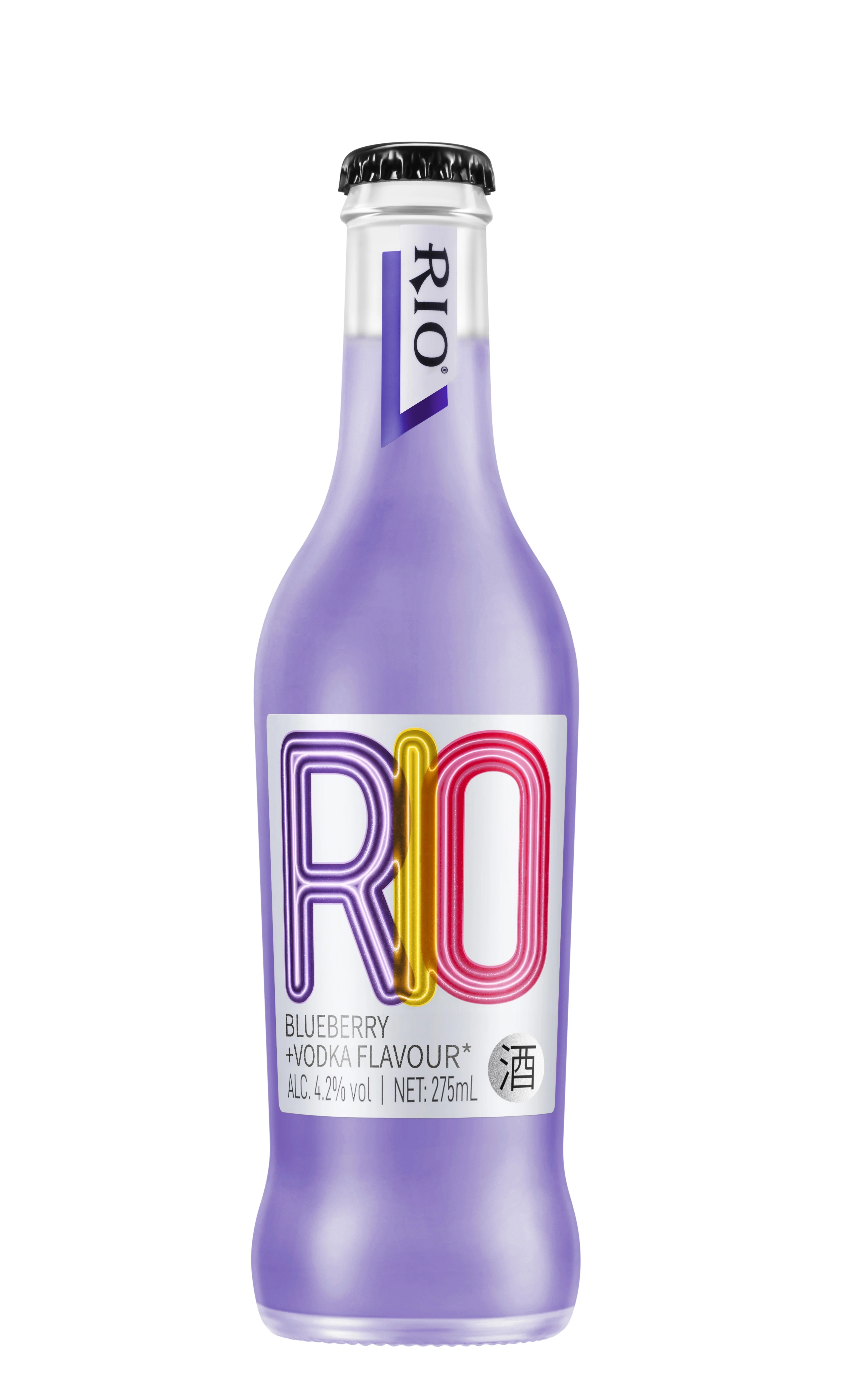 Коктейли RIO фрукты напитки вино алкоголь ALC. 4.2vol бутылки со вкусом черники и водки для семейного праздника обеденный бар 275 мл KTV club