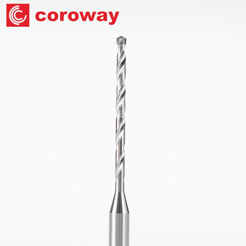 Solid PCD 120 Degrees Drill Bit for Milling Cutter on CFRP Aluminum Copper Ceramic Graphite Materials