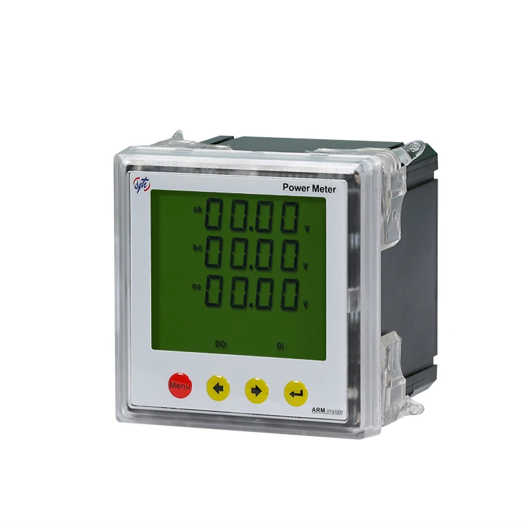 
Multifunctional LCD intelligent AC three-phase voltmeter htew-x9u3-y LCD display digital panel AC voltmeter 